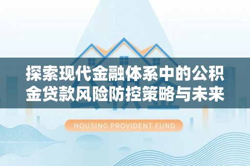 冀州探索现代金融体系中的公积金贷款风险防控策略与未来发展趋势
