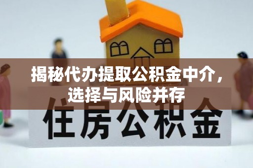 冀州揭秘代办提取公积金中介，选择与风险并存
