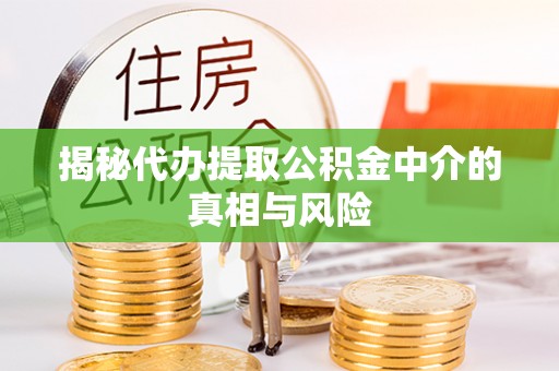 冀州揭秘代办提取公积金中介的真相与风险