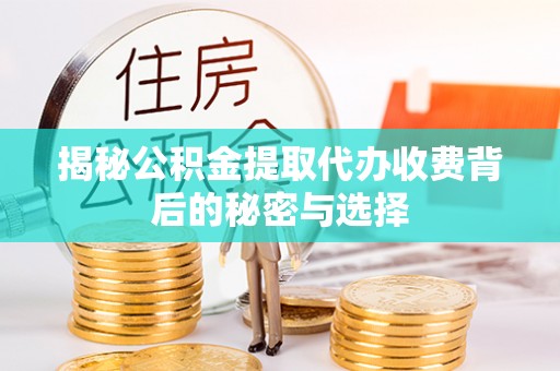 冀州揭秘公积金提取代办收费背后的秘密与选择